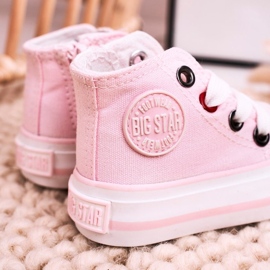 Sneakers Alte Per Bambini Con Cerniera Big Star HH374191 Rosa 2