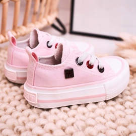 Sneakers basse classiche per bambini Big Star HH374197 Rosa 1