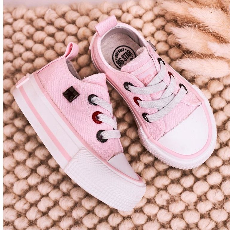 Sneakers basse classiche per bambini Big Star HH374197 Rosa 2