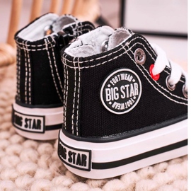 Sneakers Alte Per Bambini Con Cerniera Big Star HH374084 Nere nero 1