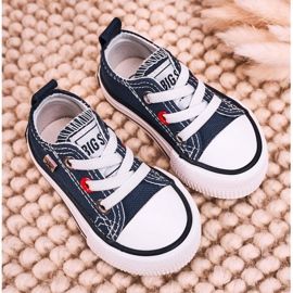 Sneakers basse classiche per bambini Big Star HH374091 Navy Blue ['marina militare'] 2
