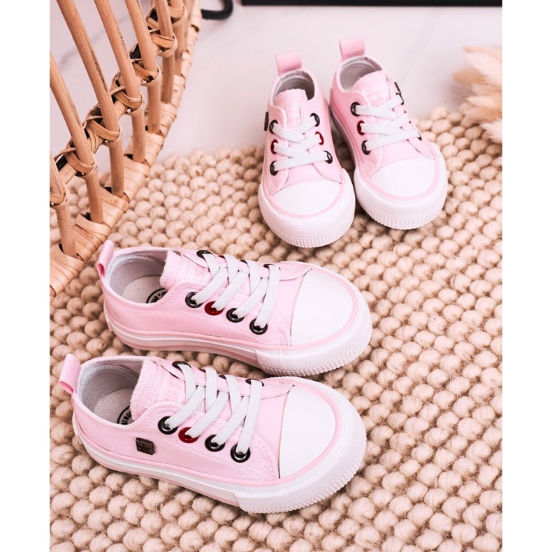 Sneakers basse classiche per bambini Big Star HH374093 Rosa 2
