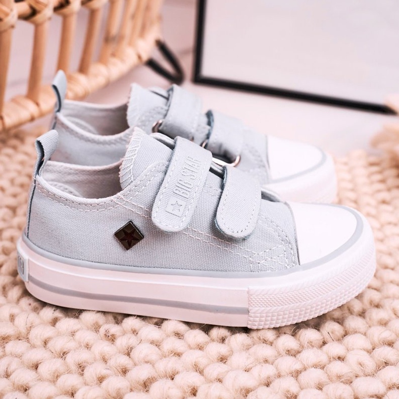 Sneakers Basse Bambini Con Velcro Big Star HH374100 Blu 2
