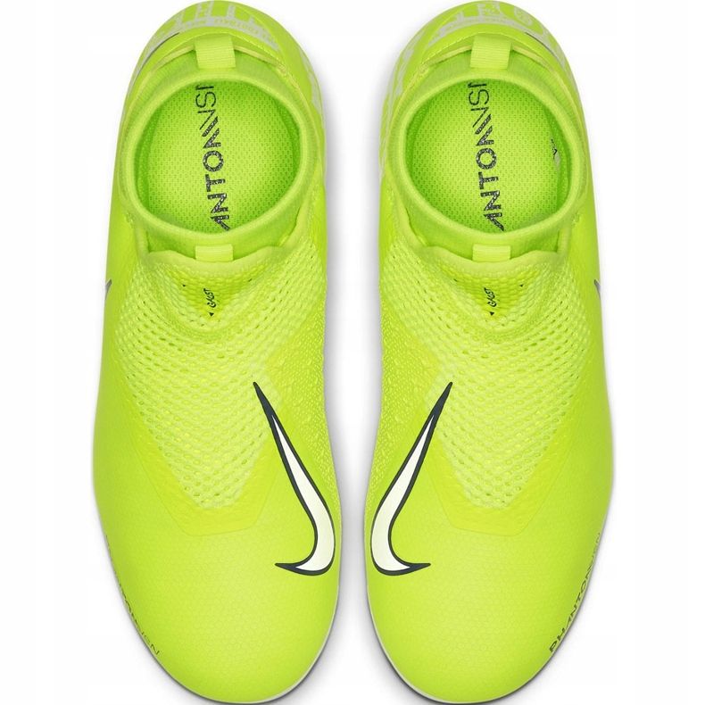 Scarpe da calcio Nike Phantom Vsn Academy Df FG / MG Junior AO3287 717 giallo giallo 1