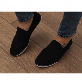 Sneakers Slip-On Nere D16M in Lycra nero 1