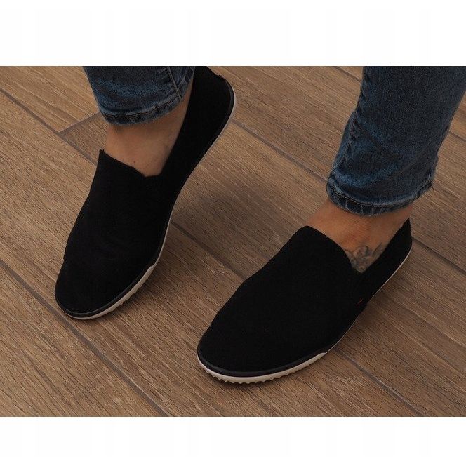 Sneakers Slip-On Nere D16M in Lycra nero 1
