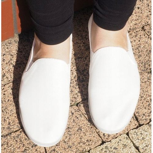 Lycra BL181-2 Sneakers bianche senza lacci bianco 1