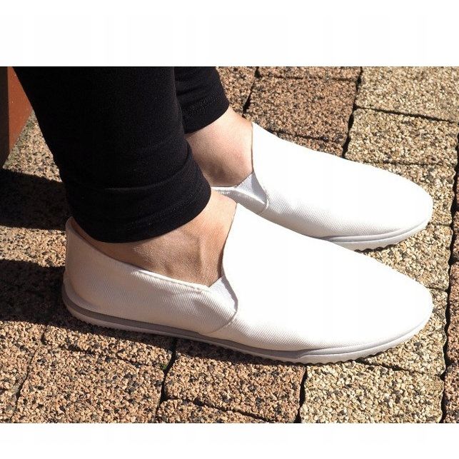 Lycra BL181-2 Sneakers bianche senza lacci bianco 2