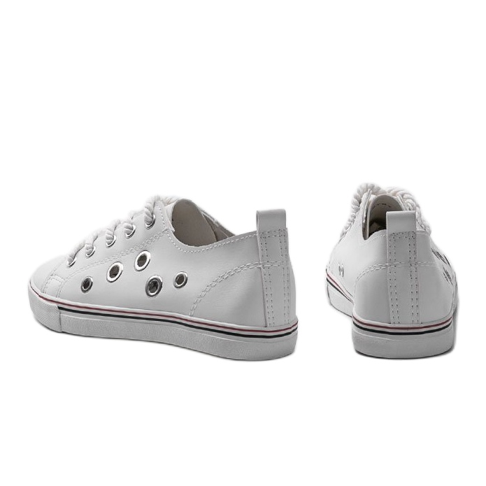 Sneakers in pelle bianca FG-2767 1