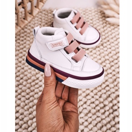 Apawwa Sneakers Alte Bambino Bianche e Rosa Baxter ['bianco', 'rosa'] bianco 2