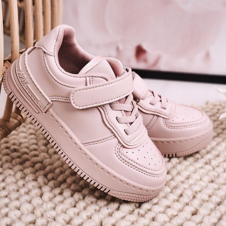 Apawwa Scarpe Sportive Per Bambini Con Velcro Rosa Airy 2