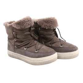 American Club Stivali Eskimo Taupe beige 3