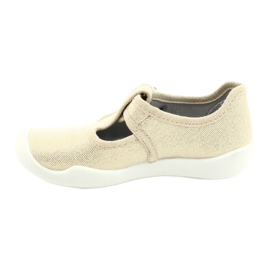 Scarpe per bambini Befado blanka oro 115X003 d'oro 2