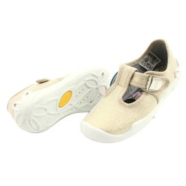 Scarpe per bambini Befado blanka oro 115X003 d'oro 4