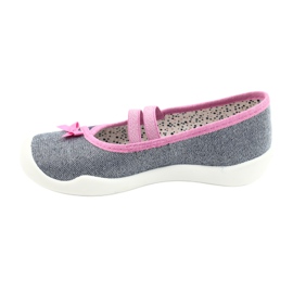 Scarpe per bambini Befado 116X286 blu navy rosa argento 2