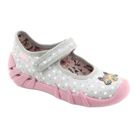 Scarpe per bambini Befado 109P208 rosa grigio multicolore 2