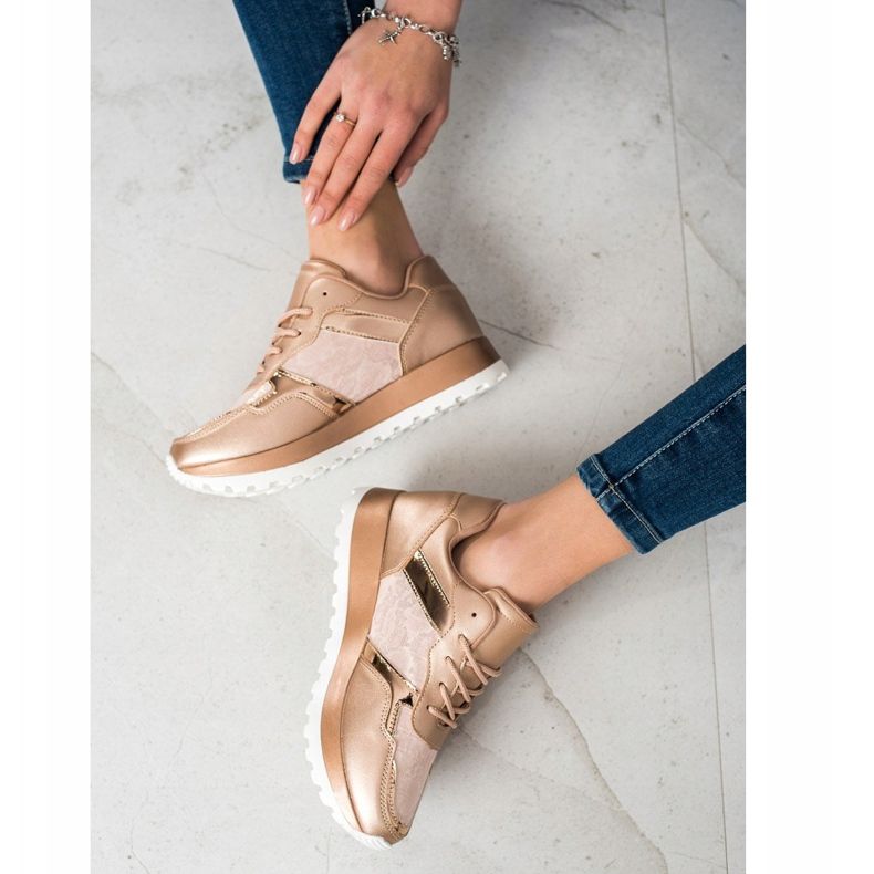 Bestelle Scarpe da ginnastica alla moda beige 1