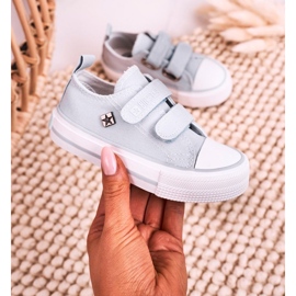 Sneakers Basse Bambini Con Velcro Big Star HH374100 Blu 1