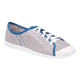 Scarpe giovanili Befado 248Q020 blu grigio 2