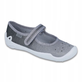 Scarpe per bambini Befado 114Y315 d'argento grigio 1