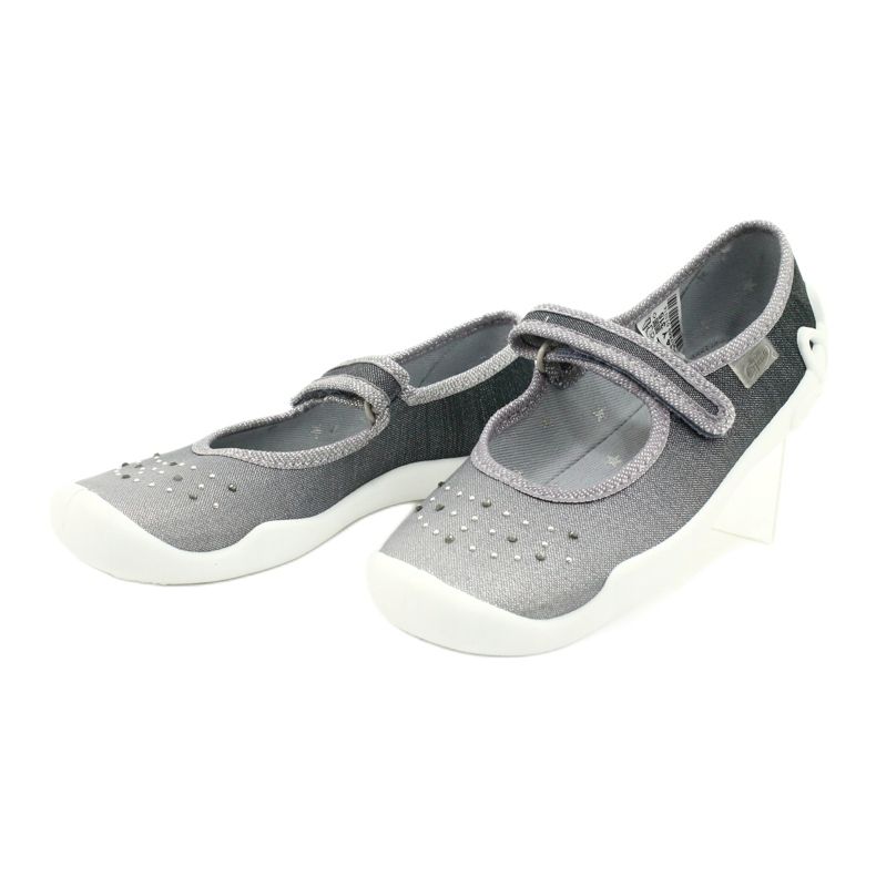 Scarpe per bambini Befado 114Y315 argento grigio 3