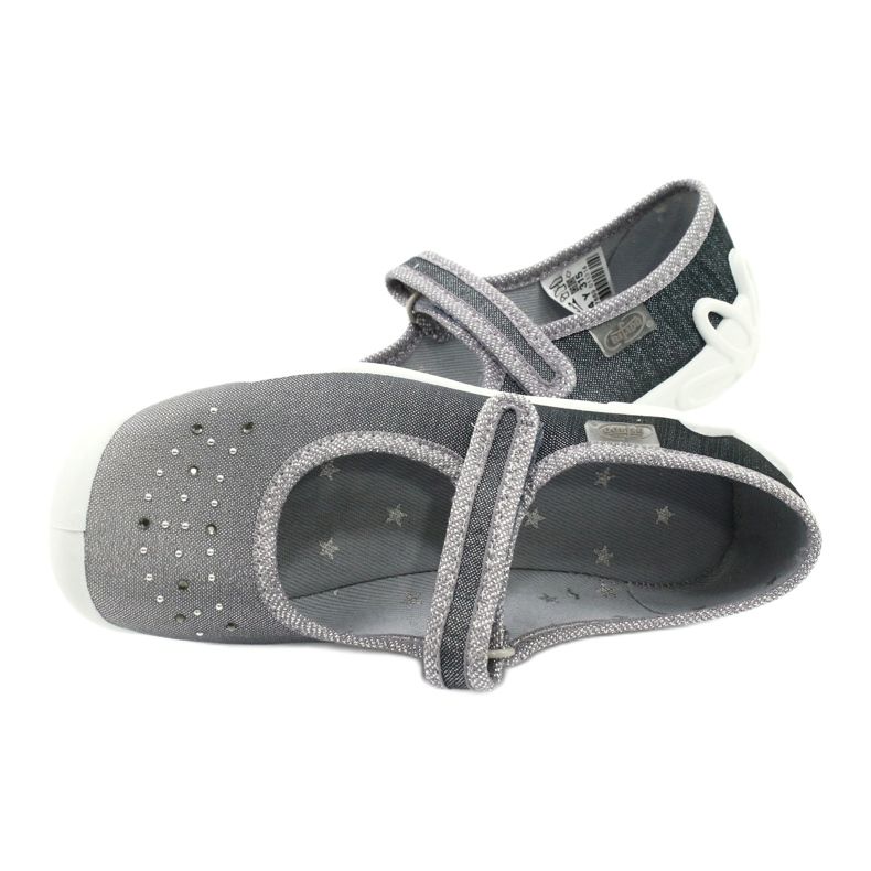 Scarpe per bambini Befado 114Y315 argento grigio 5