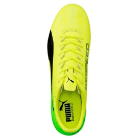 Scarpe da calcio Puma Evo Speed ​​17.4 Fg M 104017 01 verde 1