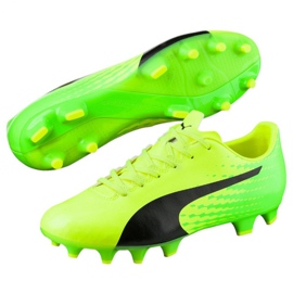 Scarpe da calcio Puma Evo Speed ​​17.4 Fg M 104017 01 verde 3