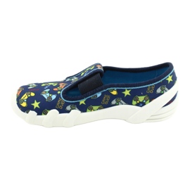 Scarpe per bambini Befado 290X215 blu navy blu grigio giallo 1
