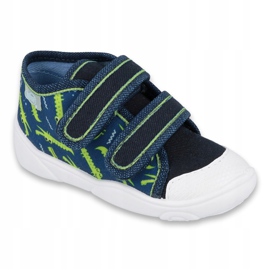 Scarpe per bambini Befado 212P069 blu navy verde 1