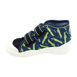 Scarpe per bambini Befado 212P069 blu navy verde 2