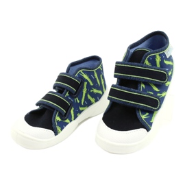 Scarpe per bambini Befado 212P069 blu navy verde 3