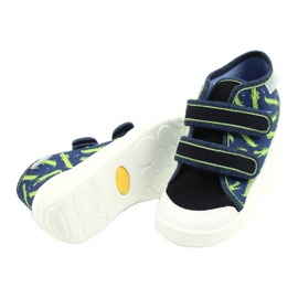 Scarpe per bambini Befado 212P069 blu navy verde 4