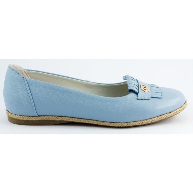 Ballerine da donna Bastek con frange blu 1