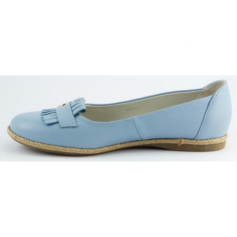 Ballerine da donna Bastek con frange blu 2