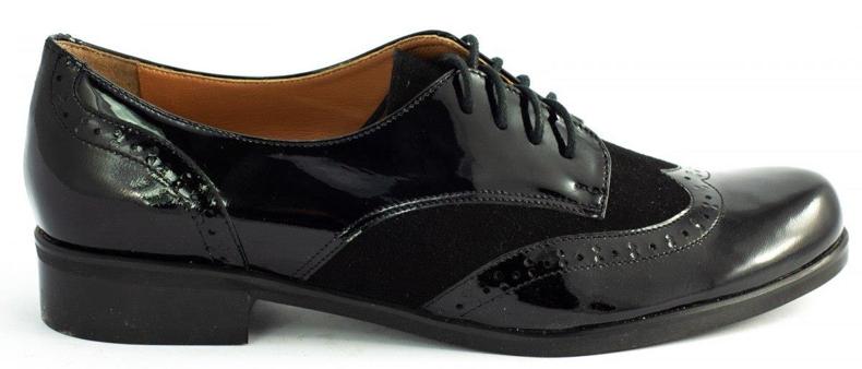 Lizard Scarpe stringate da donna 04542 nere nero 1