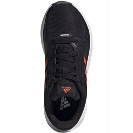 Adidas Runfalcon 2.0 K scarpe da bambino nere e arancioni FY9500 nero arancia 1