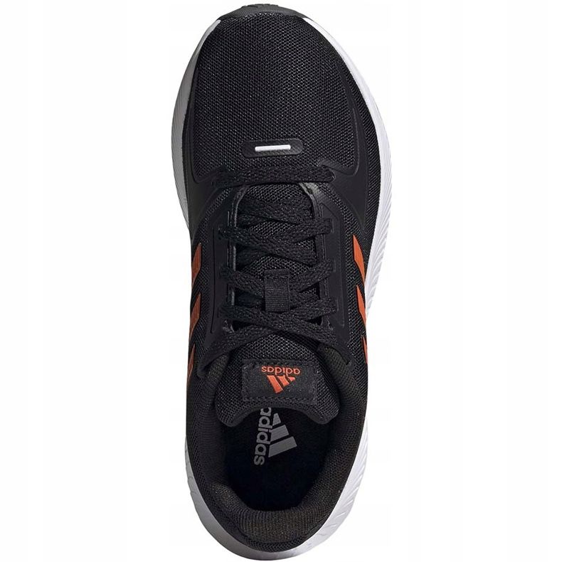 Adidas Runfalcon 2.0 K scarpe da bambino nere e arancioni FY9500 nero arancia 1