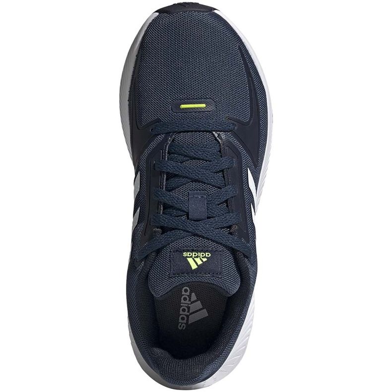 Scarpe da bambino Adidas Runfalcon 2.0 K blu navy FY9498 bianca 1