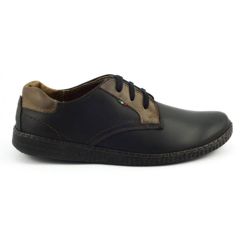 Scarpe casual da uomo 294 nere nero 1