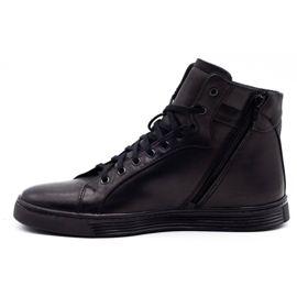 KENT Scarpe da uomo creepersy isolate 306 Black nero 1