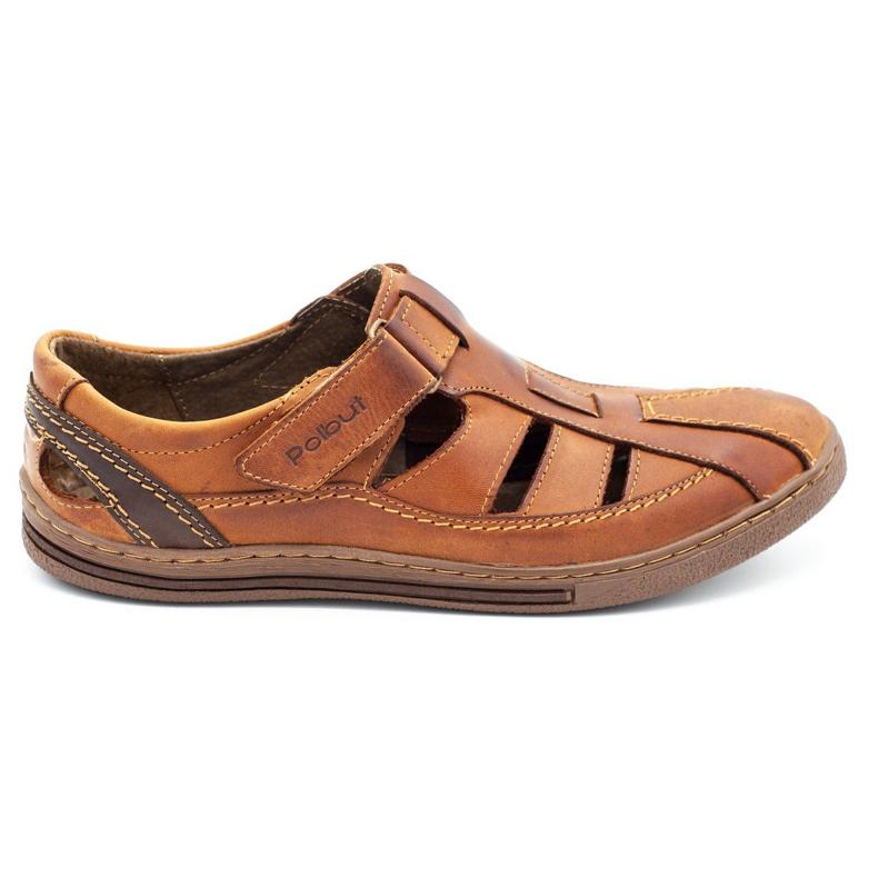 Polbut Scarpe da uomo K18 cammello arancia 1