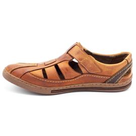 Polbut Scarpe da uomo K18 cammello arancia 2