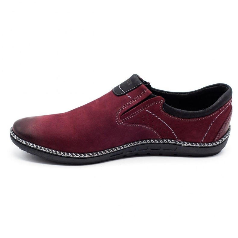 Joker Scarpe uomo mocassini in pelle 937 bordeaux rosso multicolore 1