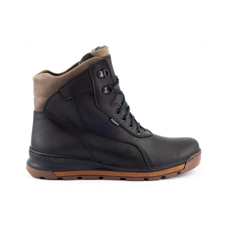 Polbut Scarpe invernali da uomo nere J63s nero 1