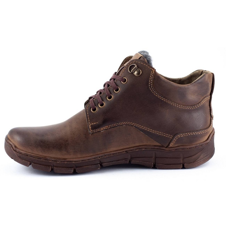 Polbut Scarpe invernali da uomo J64S marrone 1