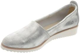 Olivier Ballerine lords argento da donna 2