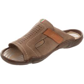 Pantofole da uomo 307 marroni marrone 1