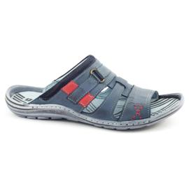 324 pantofole da uomo blu navy 1