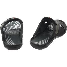 Pantofole da uomo nere 307 nero 1